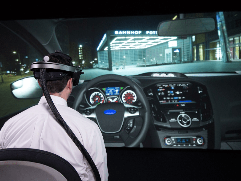 realite virtuelle casque automobile