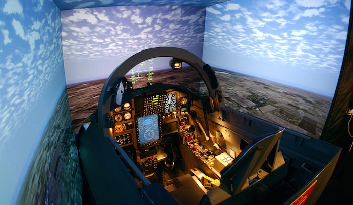 cabine avion militaire realite augmentee