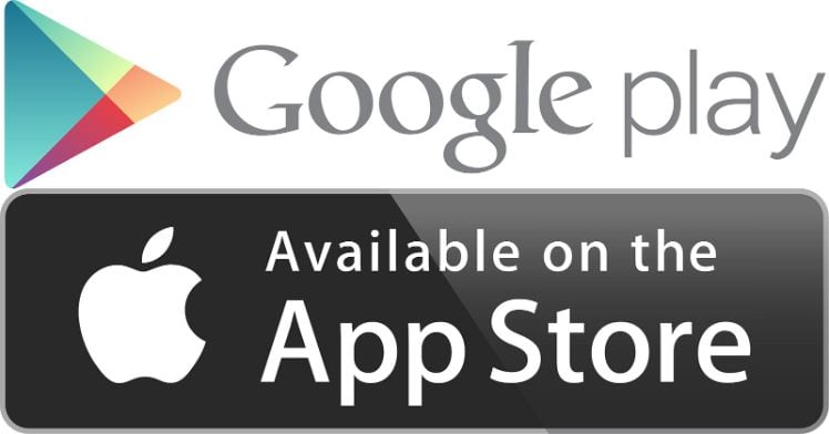 Icone di Android e iOS stores 