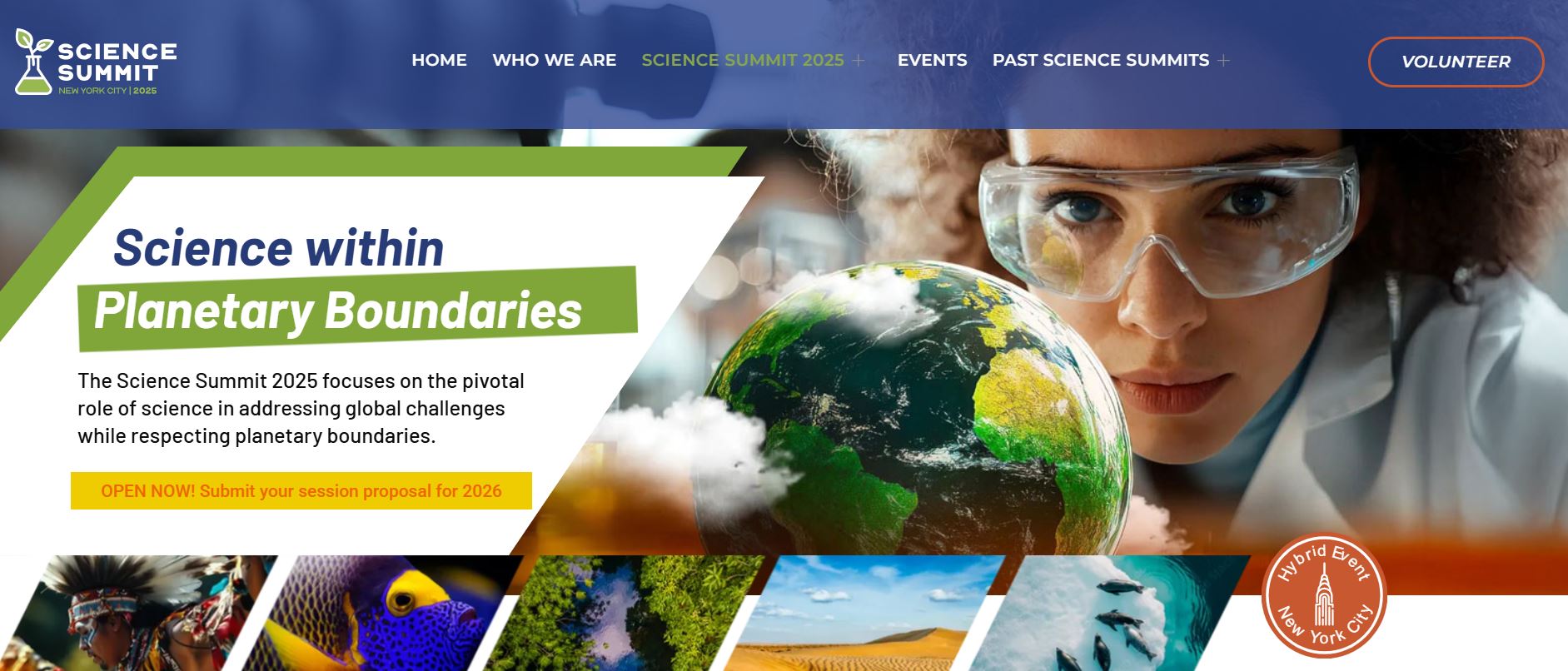 Science Summit 2025 — plataforma de gestión