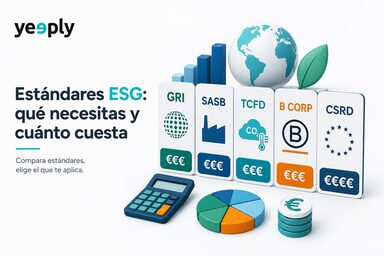 Cuánto cuesta certificarse en ESG: comparativa GRI, SASB, TCFD y B Corp